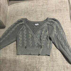 Aerie Olive Green Knitted Sweater